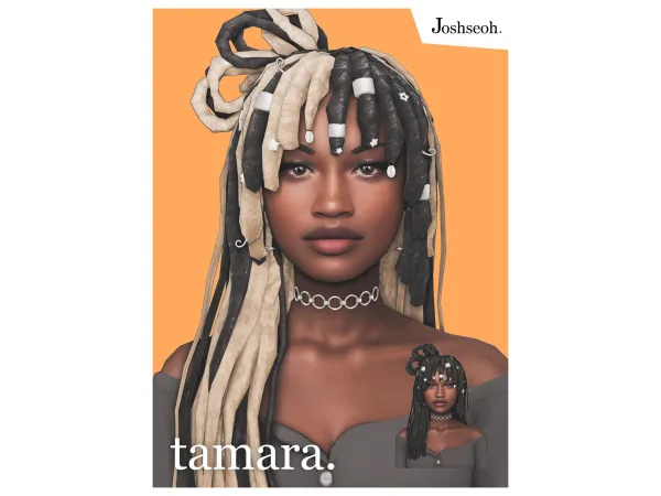 Maxis Match Tamara Hair Overlay by jo_se_oh - The Sims 4 Custom Content