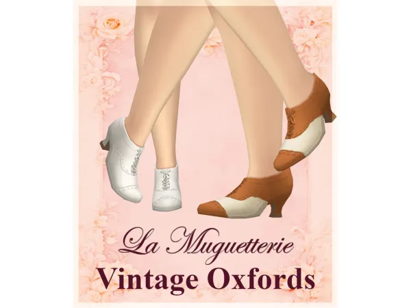Maxis Match Vintage Oxfords by La Muguetterie - The Sims 4 Custom Content