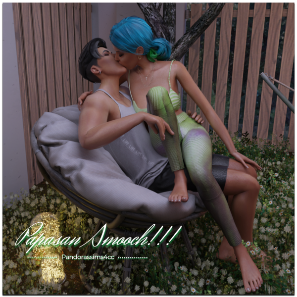 Maxis Match Papasan Smooch by pandorassims4cc - The Sims 4 Custom Content