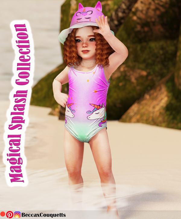 Alpha The Magical Splash Collection (Toddler) by beccaxcouquetts - The Sims 4 Custom Content
