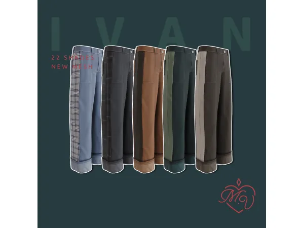 Maxis Match Ivan Pants by MissValentine - The Sims 4 Custom Content
