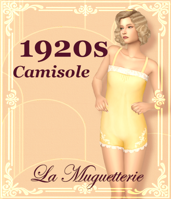 Maxis Match 1920s Camisole by simsfinds - The Sims 4 Custom Content
