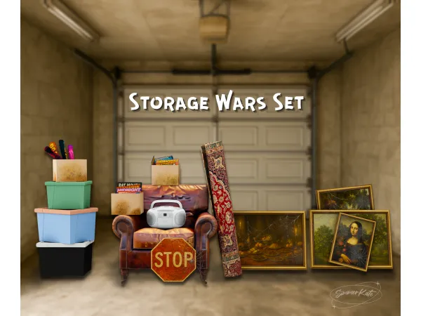 Mix Storage Wars Set - The Sims 4 Custom Content