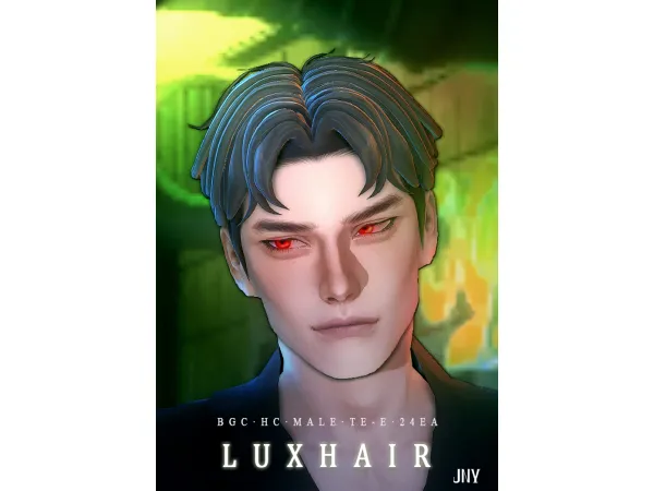 Maxis Match LUX HAIR by JNYSim - The Sims 4 Custom Content