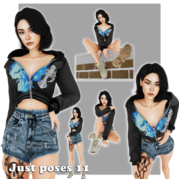 Mix Just poses 11 by simmer_creator - The Sims 4 Custom Content