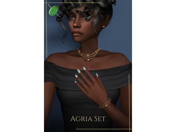 Mix Agria Set - The Sims 4 Custom Content