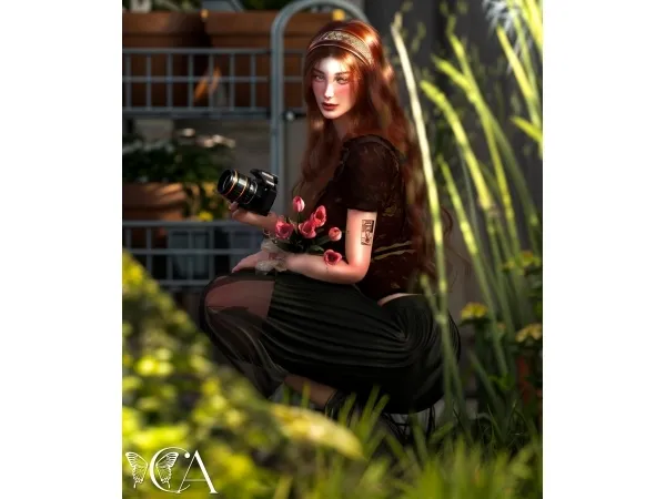 Mix [CA21] Muse Posepack - The Sims 4 Custom Content