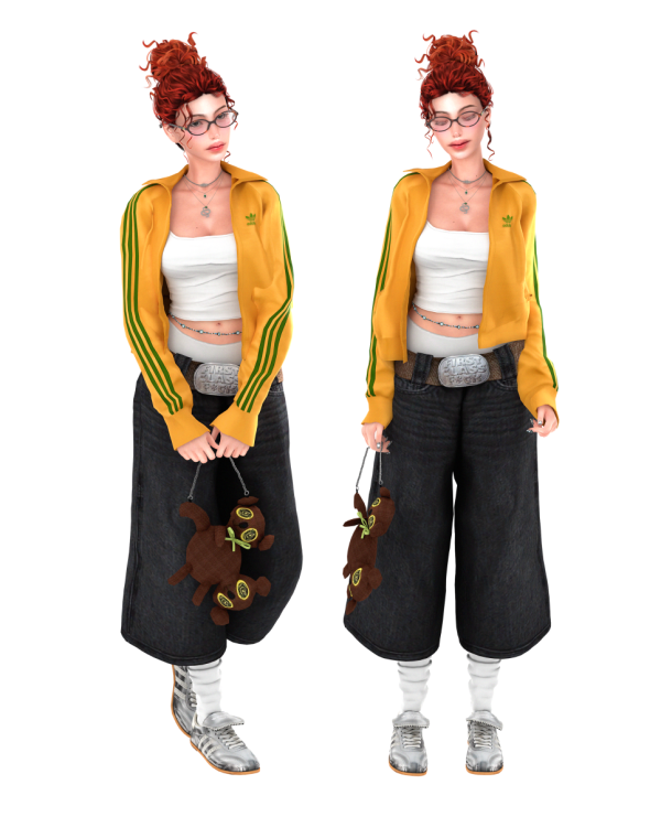 Alpha lookbook 1 sims by simsfinds - The Sims 4 Custom Content