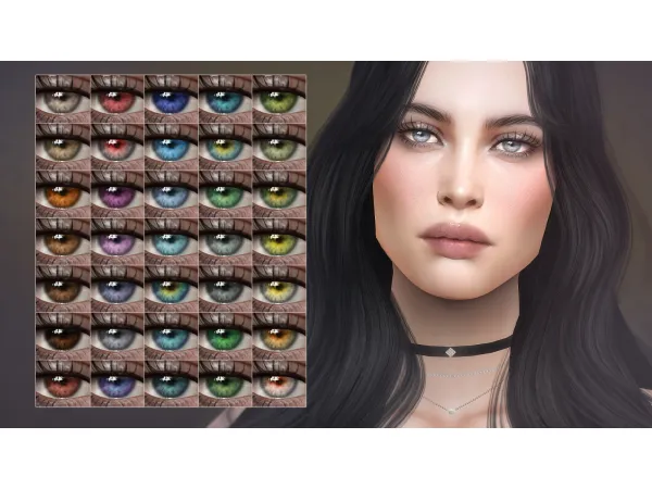 Alpha HELIX EYES by Remussirion - The Sims 4 Custom Content