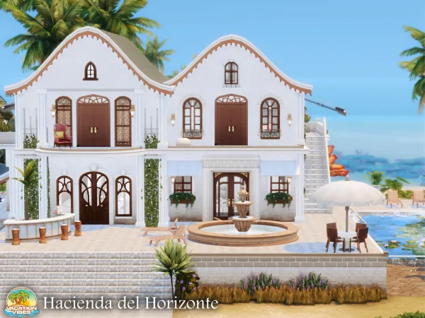 Maxis Match Hacienda del Horizonte l noCC - The Sims 4 Custom Content