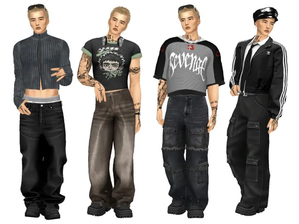 Alpha Lookbook 17 by luunakai - The Sims 4 Custom Content