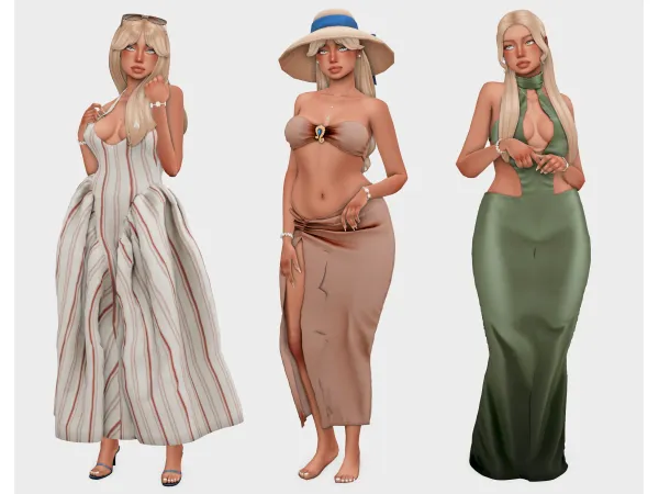 Mix weekend in rhode island sims 4 lookbook by boujeesimss - The Sims 4 Custom Content