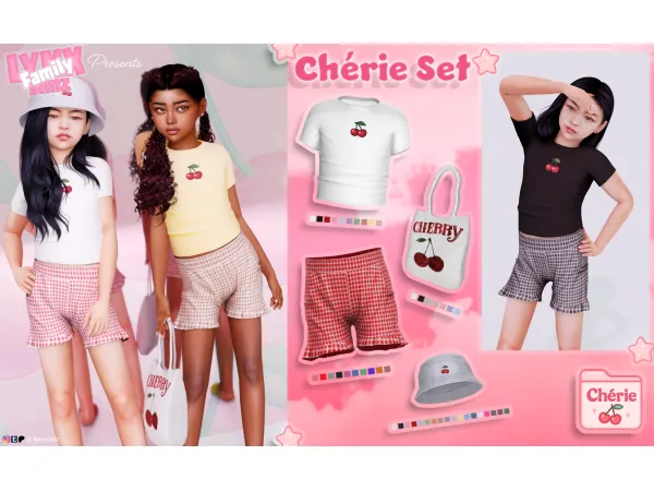 Alpha Chu00e9rie Set by LYNXsimz - The Sims 4 Custom Content