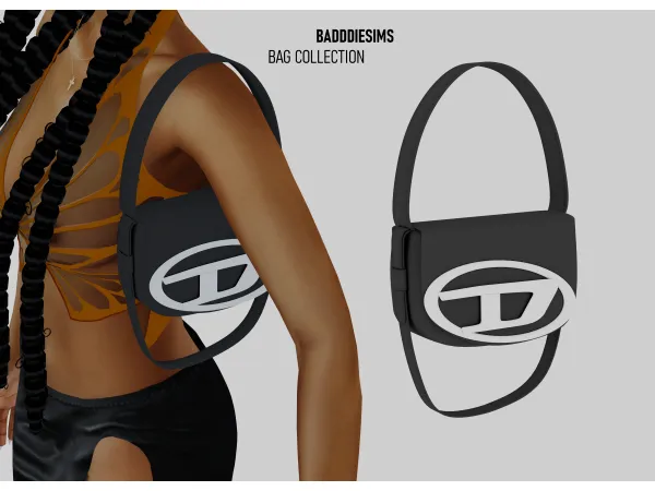 Alpha BAG COLLECTION BG4 by BadddieSims - The Sims 4 Custom Content