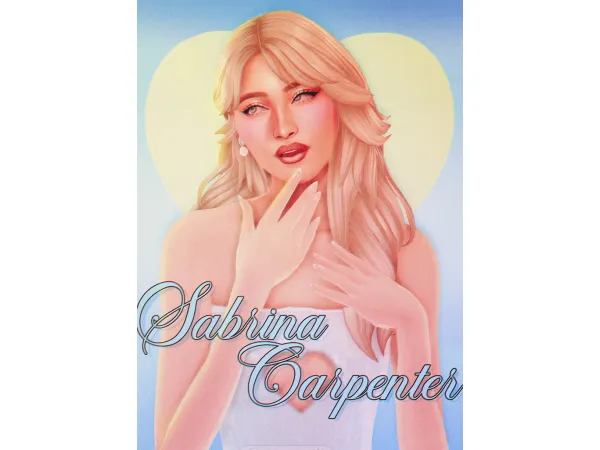 Maxis Match SABRINA CARPENTER by felicityislands - The Sims 4 Custom Content