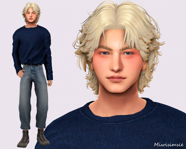 Mix Jeffrey Hanley by simsfinds - The Sims 4 Custom Content