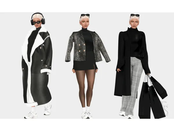 Alpha Winter in New York City by farfallasims - The Sims 4 Custom Content