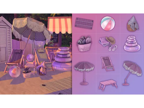 Alpha SUMMER VIBES by ArwenKaboom - The Sims 4 Custom Content