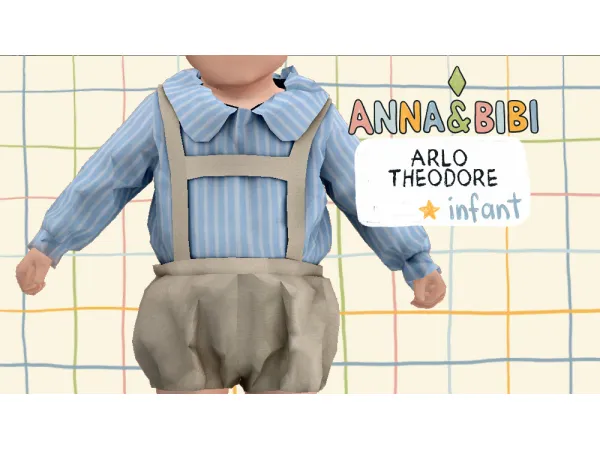 Maxis Match Arlo Theodore_INFANT [AnnaBibi] - The Sims 4 Custom Content