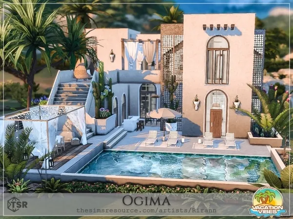 Alpha Vacation Vibes Ogima - The Sims 4 Custom Content