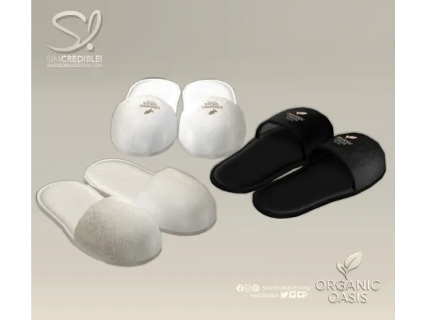 Organic Oasis Hotel Suite Extras - Slippers 👣