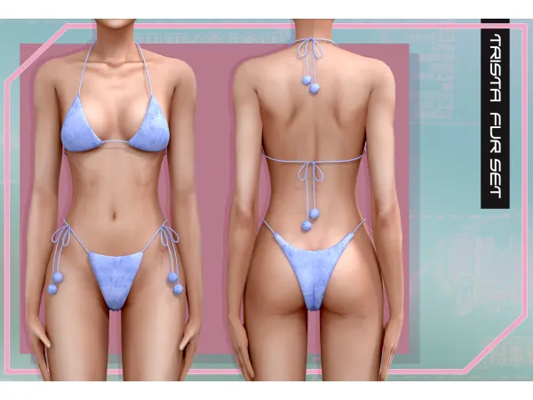 Alpha Trista fur BIKINI by belaoallure - The Sims 4 Custom Content