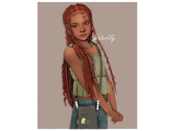 Maxis Match [Waterlily] Audrina - The Sims 4 Custom Content