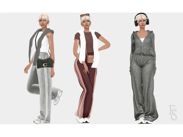 Mix Airport Lookbook by farfallasims - The Sims 4 Custom Content