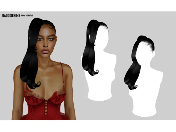 IRMA PONYTAIL by BadddieSims