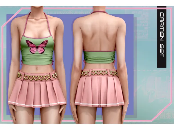 Alpha Belaloallure Carmen by simsfinds - The Sims 4 Custom Content