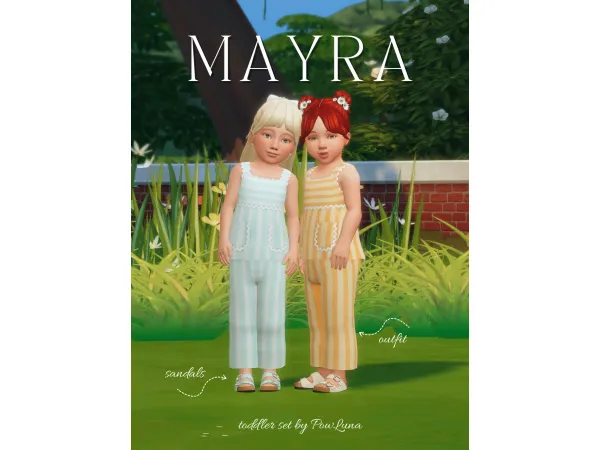 Maxis Match MAYRA set by powluna - The Sims 4 Custom Content