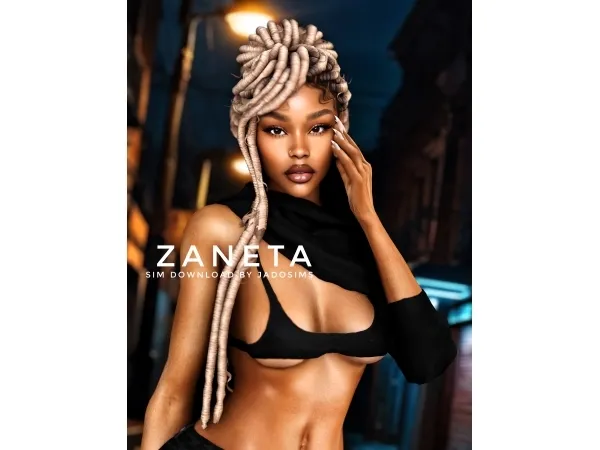 Alpha Zaneta (Sim Download) - The Sims 4 Custom Content