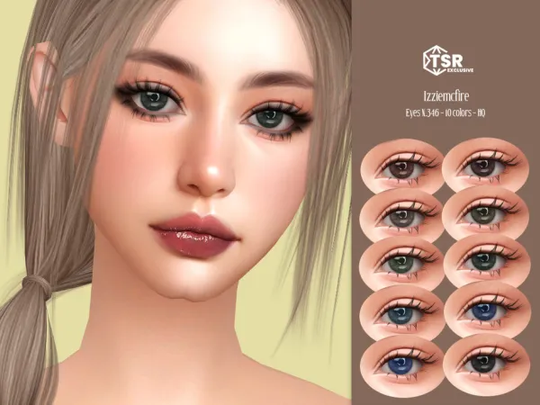 Alpha IMF Eyes N346 by IzzieMcFire - The Sims 4 Custom Content