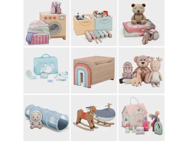 Maxis Match ultimate playroom part 2 by boujeesimss - The Sims 4 Custom Content