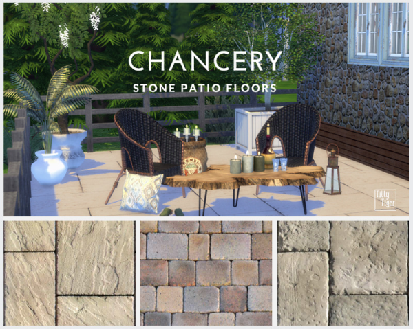 Alpha Chancery Paving by simsfinds - The Sims 4 Custom Content