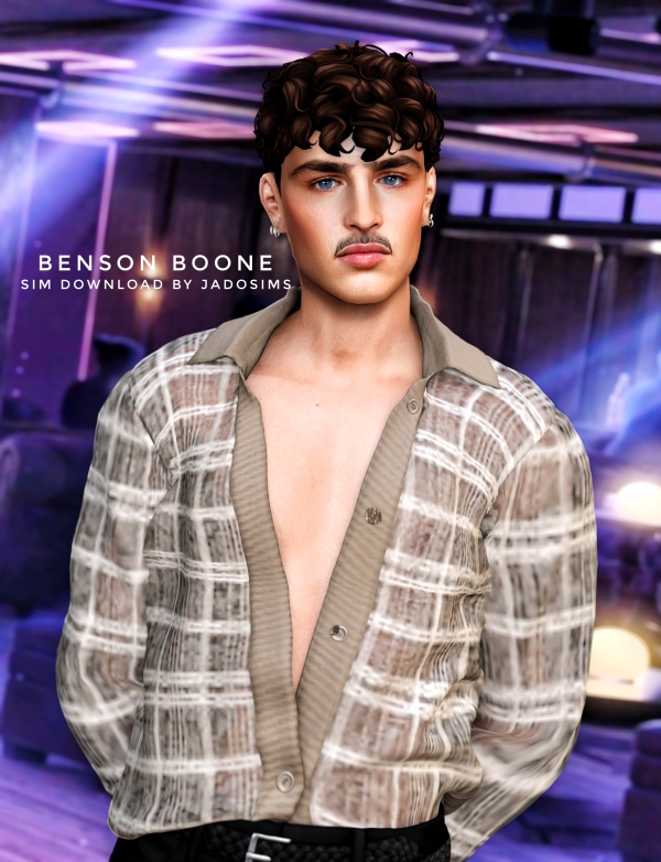 Alpha Benson Boone (Sim Download) by shopwithflynnn - The Sims 4 Custom Content