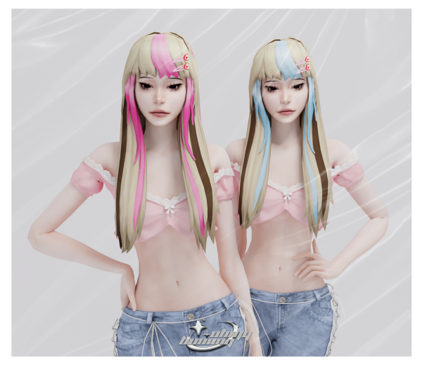 Maxis Match Neopolitan Hairstyle Maxis Match by ohmybunnny2 - The Sims 4 Custom Content