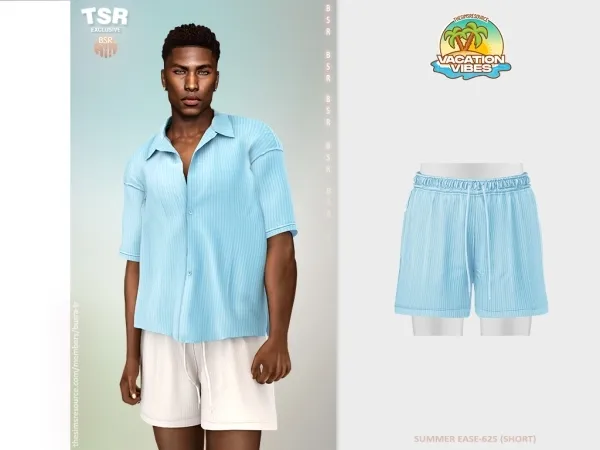 Mix SUMMER EASE 625 (SHORT) BD1589 - The Sims 4 Custom Content