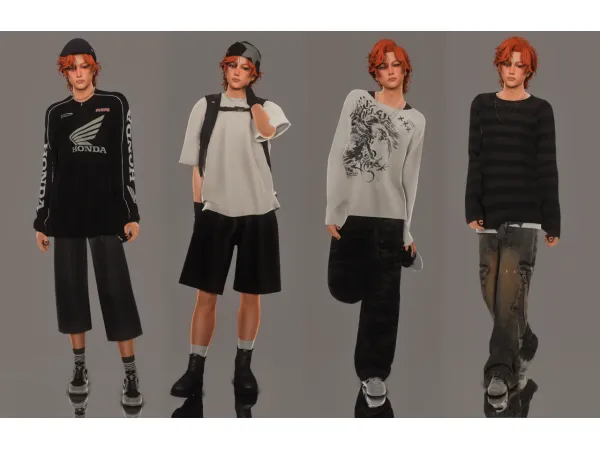 Alpha LOOKBOOK 10 by stellarsimsblog - The Sims 4 Custom Content