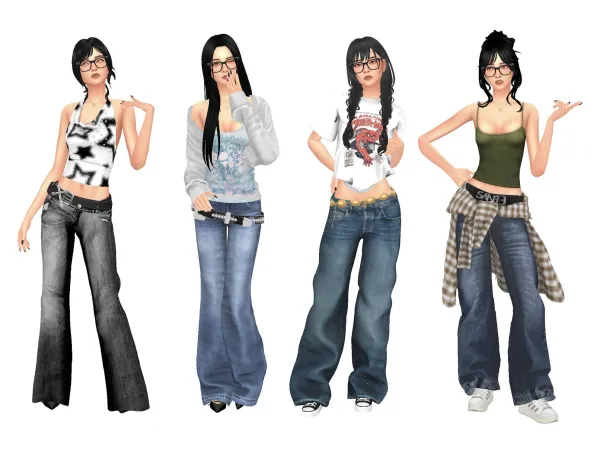 Alpha Lookbook 18 by luunakai - The Sims 4 Custom Content
