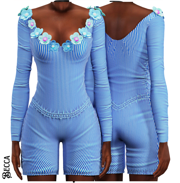 Alpha Mommy Vibes Collection Lily Jumpsuit by beccaxcouquetts - The Sims 4 Custom Content