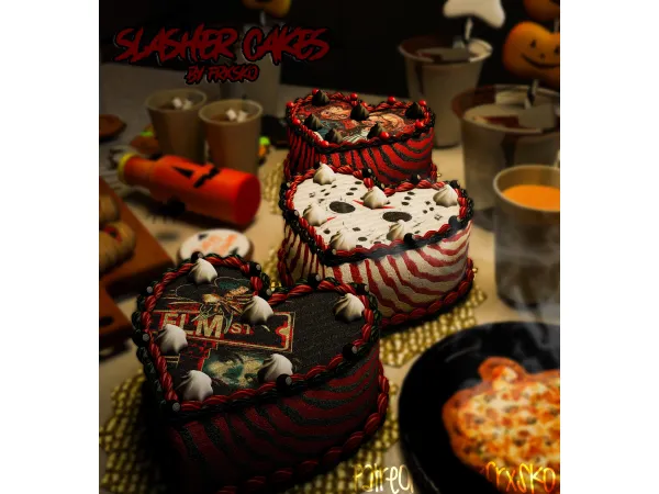 Slasher Cakes - TS4 by frxsk0