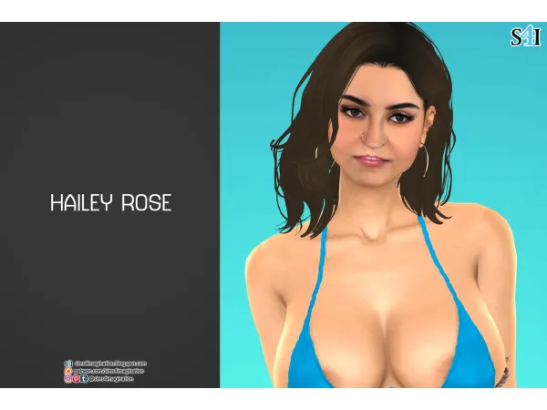 Alpha Hailey Rose by sims4imagination - The Sims 4 Custom Content