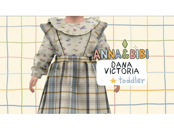 Maxis Match Dana Victoria_TODDLER [AnnaBibi] - The Sims 4 Custom Content