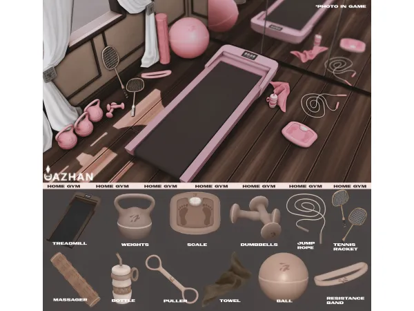 Maxis Match [HOME GYM] by cazhancc - The Sims 4 Custom Content