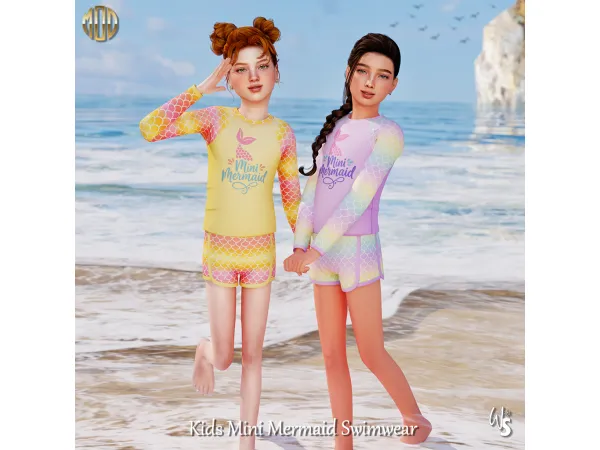 Kids Mini Mermaid Swimwear