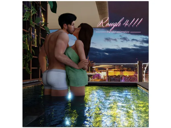 Maxis Match Rough 4 - The Sims 4 Custom Content