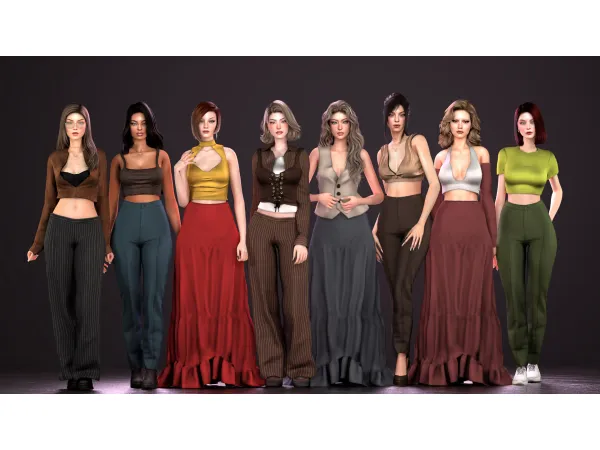 Alpha AGNES COLLECTION by astya96 - The Sims 4 Custom Content