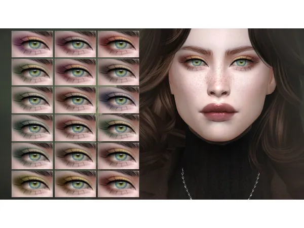 Alpha FORMIN EYESHADOW by Remussirion - The Sims 4 Custom Content
