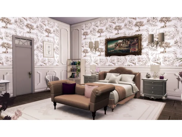 Mix FRANCES BEDROOM by Danuta720 - The Sims 4 Custom Content